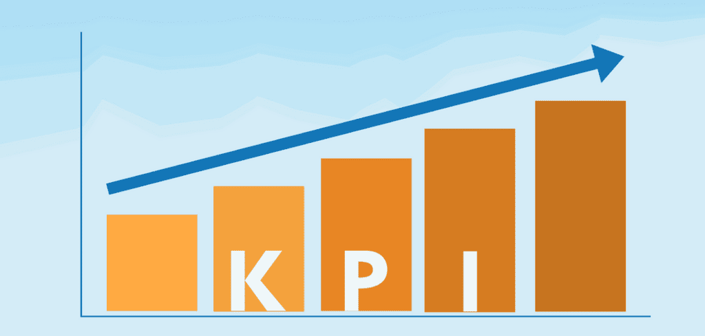 KPI bar graph increasing
