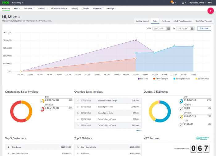 Sage Business Cloud Accounting