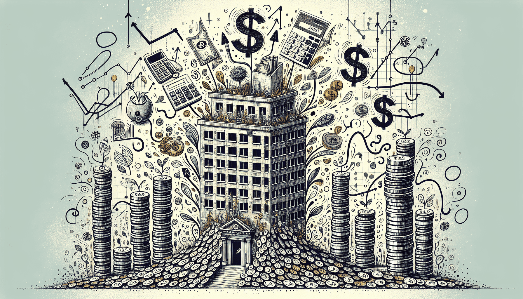 Illustration of a tax advantages concept